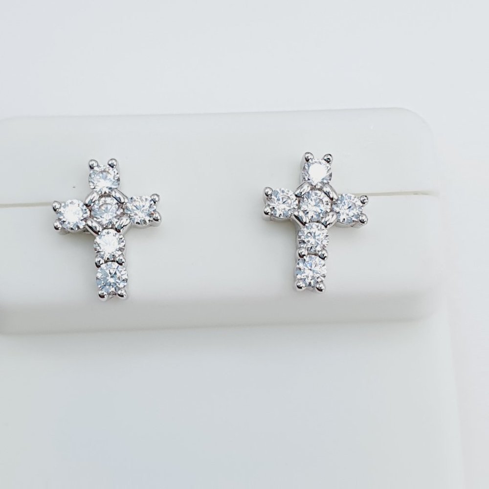 - "925 sterling silver luxury CZ earrings for women/girls, Best for gift… - Picture 6 of 11